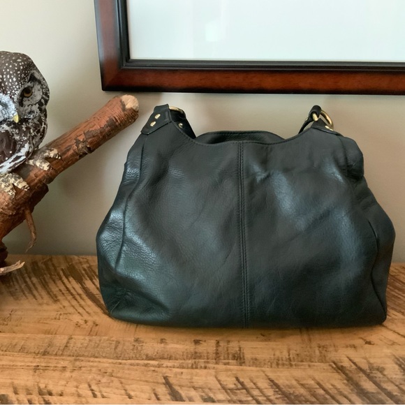 COACH F-24686 CAMPBELL LEATHER SHOULDER BAG 
12.5"L x 5"W x 10"H - Picture 3 of 14